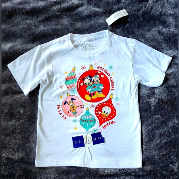 Disney Other - NWT Disney characters girl's Christmas graphic t-shirt, Mickey, Minnie, XS S M L